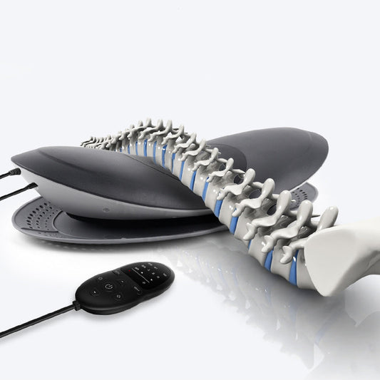 rRelaxing Home Electric Vibration Hot Compress Lumbar Massage
