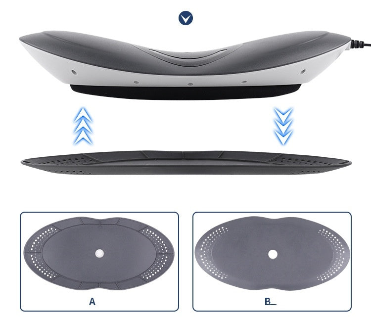rRelaxing Home Electric Vibration Hot Compress Lumbar Massage