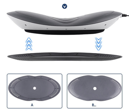 rRelaxing Home Electric Vibration Hot Compress Lumbar Massage