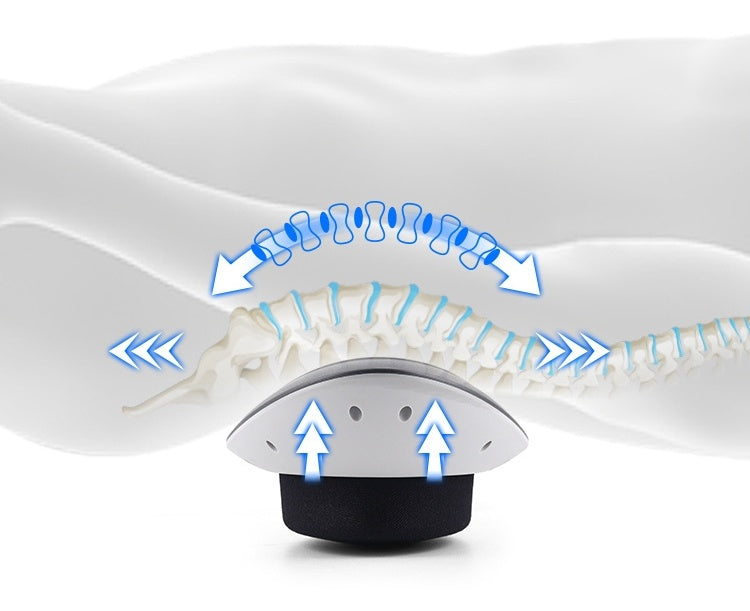 rRelaxing Home Electric Vibration Hot Compress Lumbar Massage